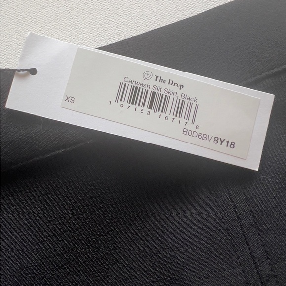 NWT Women's The Drop Carwash Slit Skirt Size XS (E2) - Picture 4 of 6
